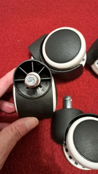 Ruote per Sedia da Ufficio (Confezione da 5)