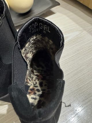 Botines negros tacón plataforma