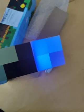 Lámpara Pixelada Minecraft