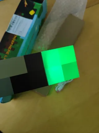 Lámpara Pixelada Minecraft