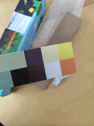 Lámpara Pixelada Minecraft