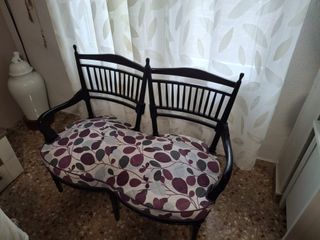 Canapé Art Decó Antiguo