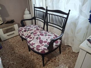 Canapé Art Decó Antiguo