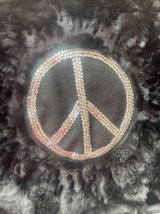 Abrigo de lujo John Richmond negro sin estrenar