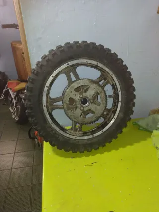 Rueda trasera minimoto eléctrica/gasolina