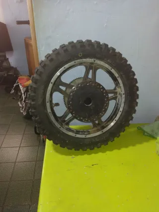 Rueda trasera minimoto eléctrica/gasolina