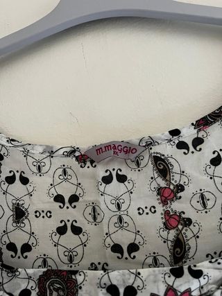 Blusa M. Maggio Paisley Calavera Talla XXL