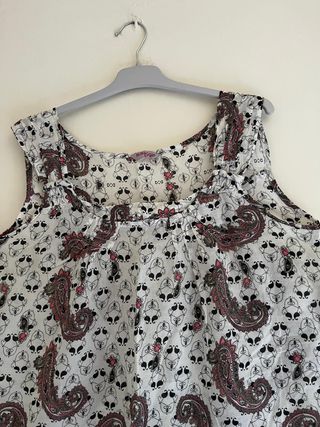 Blusa M. Maggio Paisley Calavera Talla XXL