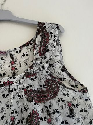 Blusa M. Maggio Paisley Calavera Talla XXL