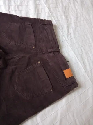 Pantalón Stradivarius Marrón Chocolate Nuevo