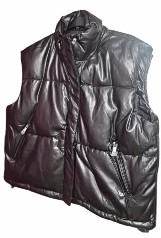 Chaleco acolchado negro