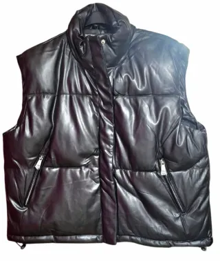 Chaleco acolchado negro