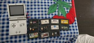 Nintendo Game Boy Advance SP Plata