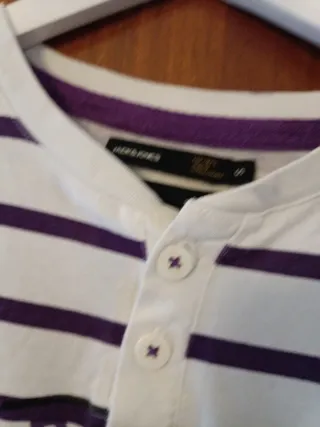 Lote Camisa Blanca y Camiseta Rayas