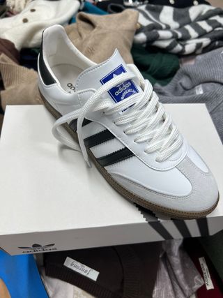 Adidas Samba Novo Cinza/Branco