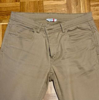 Pantaloni slim uomo beige 42