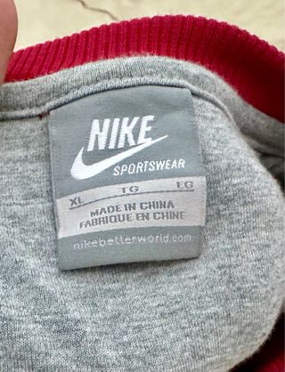 Sudadera Nike Roja Talla XL