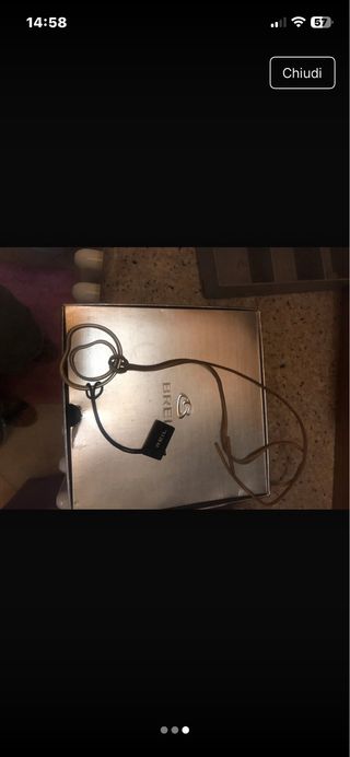 Collana Breil in pelle con pendaglio