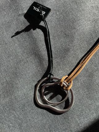 Collana Breil in pelle con pendaglio