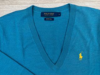 Jersey verde Ralph Lauren en lana merino Talla M