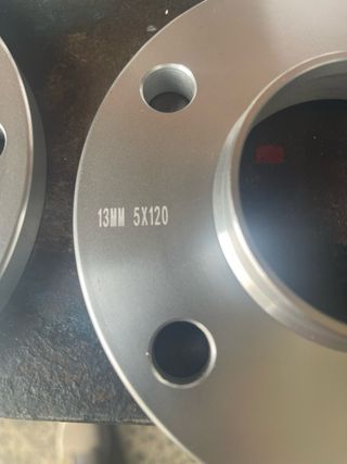 Separadores 13mm BMW 5x120 núcleo 72,5 mm