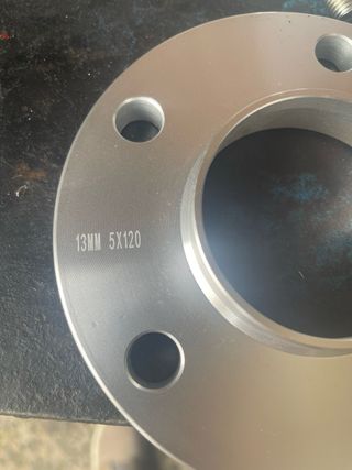 Separadores 13mm BMW 5x120 núcleo 72,5 mm