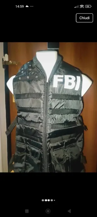 Gilet Cosplay FBI