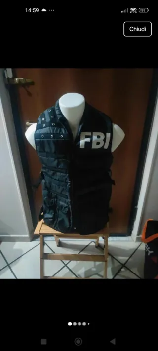 Gilet Cosplay FBI