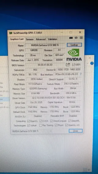 PC Gaming Intel i7 GTX 980Ti 6GB MSI