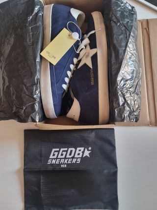 Golden Goose Scarpe Blu/Bianche Nuove
