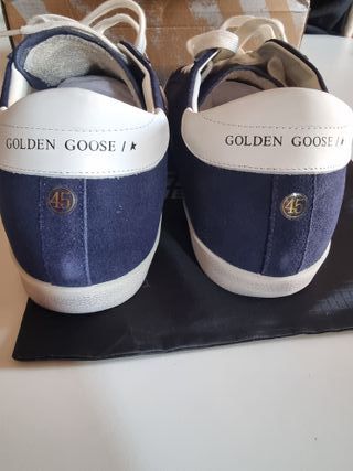 Golden Goose Scarpe Blu/Bianche Nuove