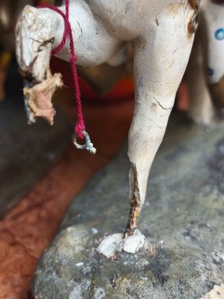 Figura del Re Mago a Cavallo per Presepe
