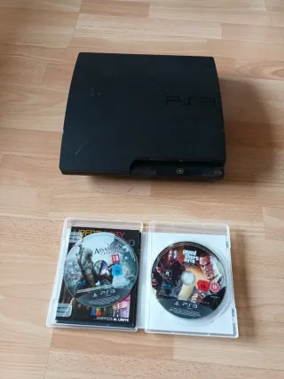 Consola PS3 Slim 111GB + 2 Juegos