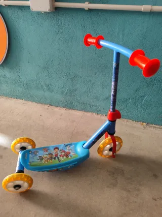 Patinete 3 Ruedas Patrulla Canina