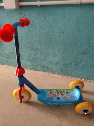 Patinete 3 Ruedas Patrulla Canina