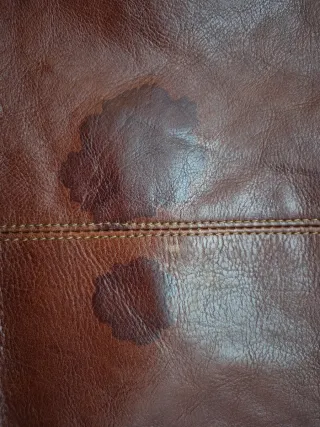 Bolso Piel Italiano Grande Marrón