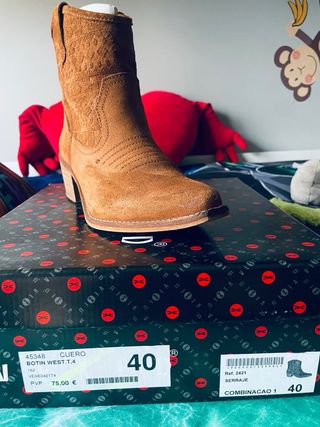 Botas cowboy de piel