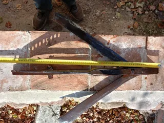 Rejas hierro forja para arado romano