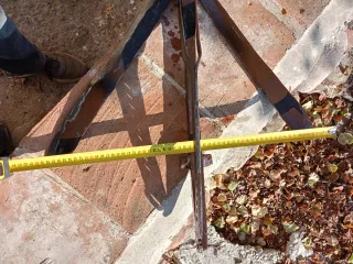 Rejas hierro forja para arado romano