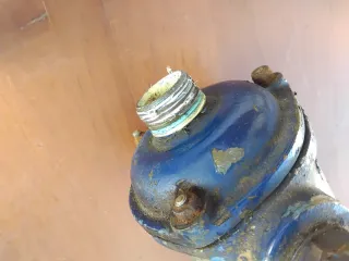 Enfriador de aceite azul