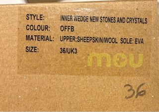 Botas Mou topo rebujada talla 36