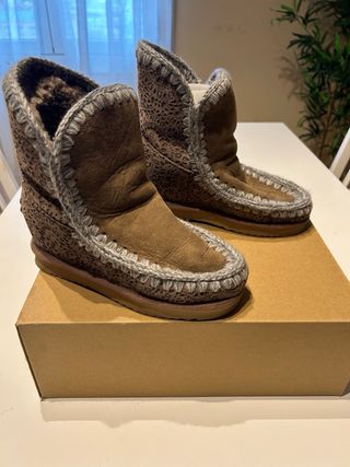Botas Mou topo rebujada talla 36