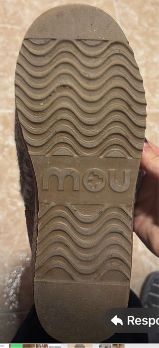 Botas Mou topo rebujada talla 36