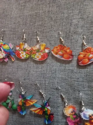 Pendientes Muñecas Bailarinas y Joyero