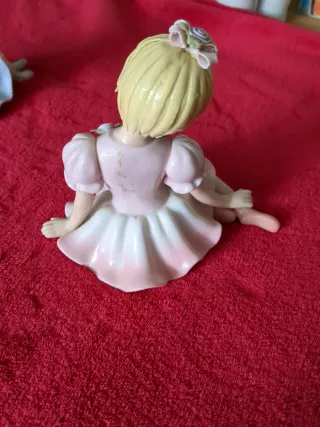 Figuras de porcelana bailarinas (3 unidades)