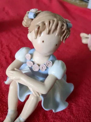 Figuras de porcelana bailarinas (3 unidades)