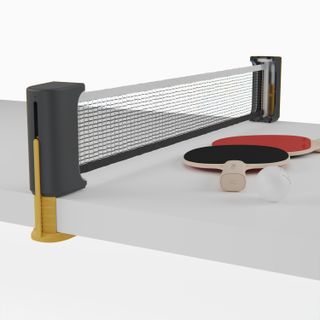 Set red de ping-pong Rollnet para superficies pequeñas + 2