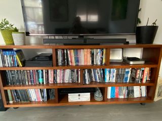 Mobile TV in legno massello di teka