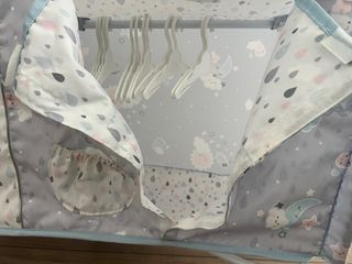 Culla parco con fasciatoio per bambole