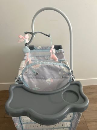 Culla parco con fasciatoio per bambole